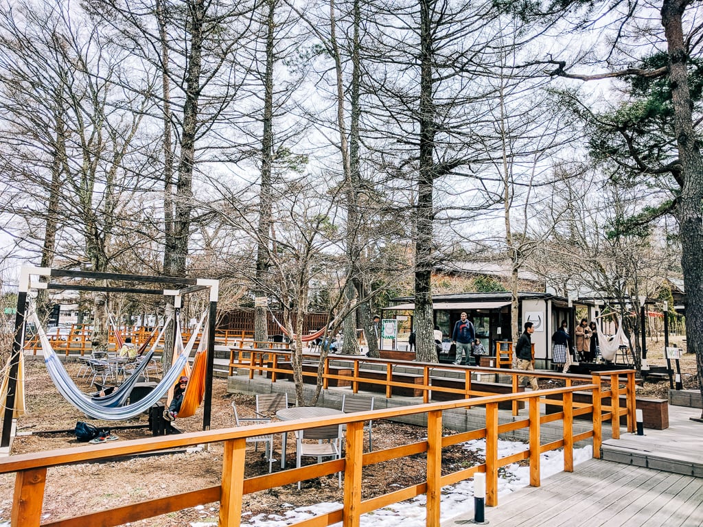 Hammock Cafe in Lake Yamanaka 2