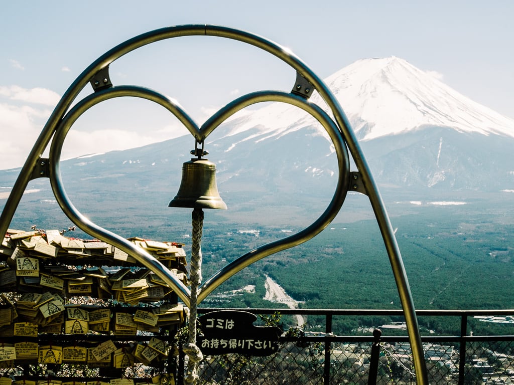 Hiking Mt Tenjo in Lake Kawaguchi - on top of Mt tenjo