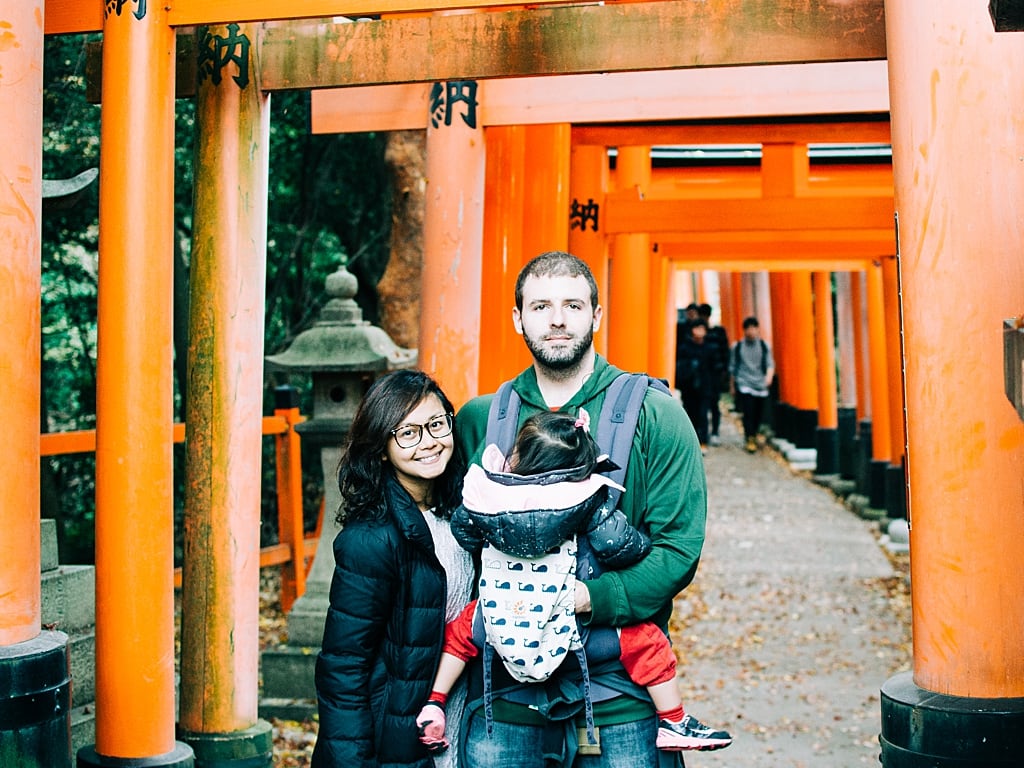 Reached the top of Fushimi Inari shrine in Kyoto with our daughter