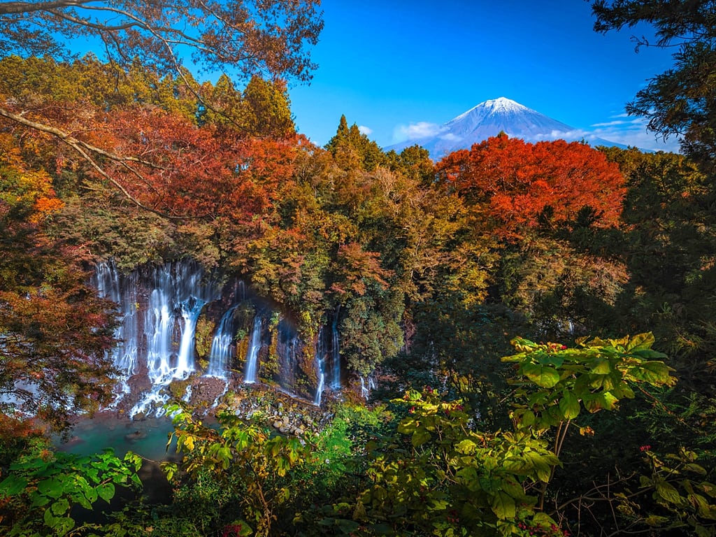 Shiraito Falls in Fujinomiya