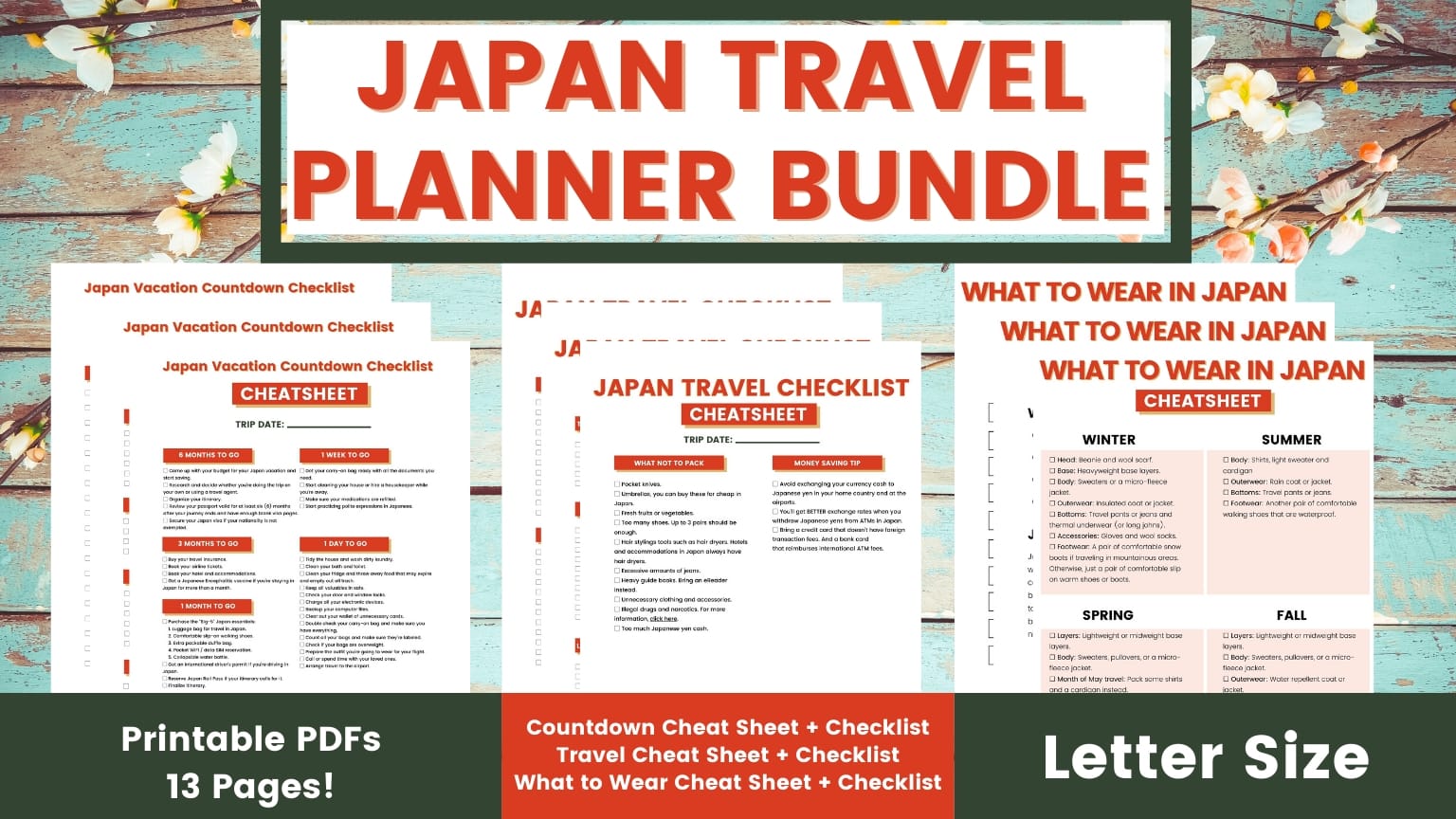 Japan Travel Planner Bundle